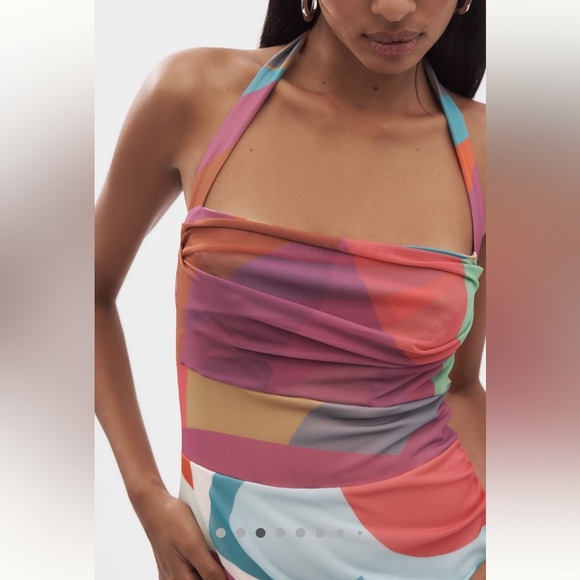 Anthropologie NWT Square-Neck
Halter Midi Dress size M. - Picture 4 of 16